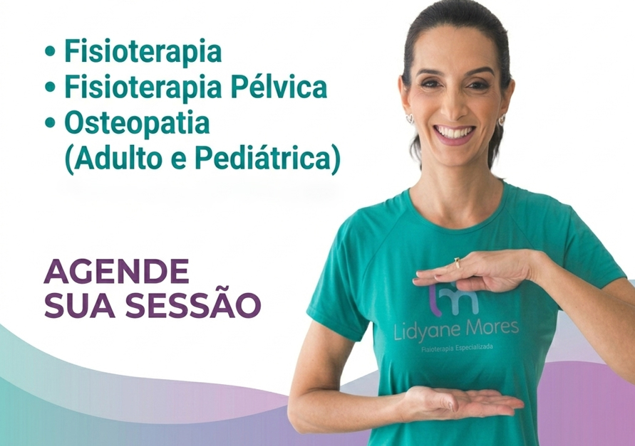 Fisioterapia, fisioterapia pélvica e osteopatia. Agende sua sessão.